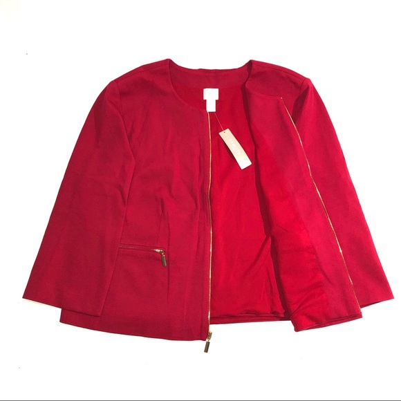 CHICOS CAPE BLAZER JACKET - Picture 5 of 8